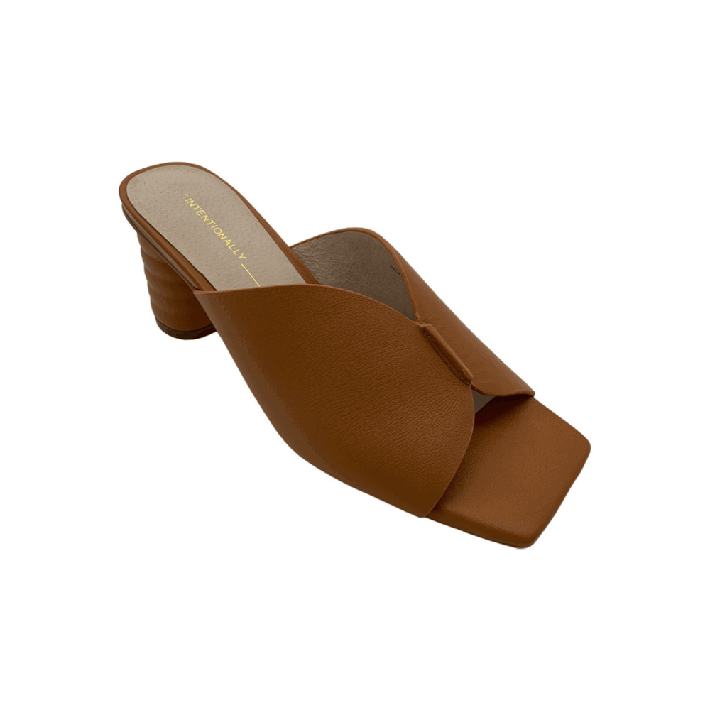 INTENTIONALLY BLANK Leather Heeled Mules Kamika Canyon - Medium